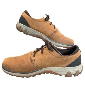 Merrell All Out Blazer Lace Up Tan Nubuck Leather Sneaker Shoes Mens Size 9.5